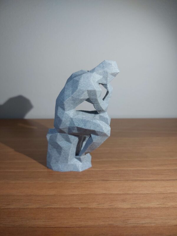 Statua Del Pensatore In Resina - Decorazione Astratta Per Casa E Ufficio, 27cm - Foto 12